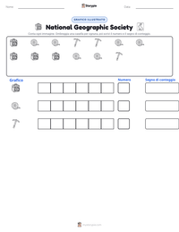 Anteprima della scheda stampabile di National Geographic Society