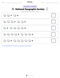 Anteprima della scheda stampabile di National Geographic Society