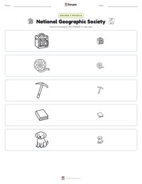 Anteprima della scheda stampabile di National Geographic Society