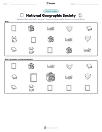 National Geographic Society druckbare Arbeitsblatt Vorschau