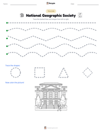 National Geographic Society printable worksheet preview