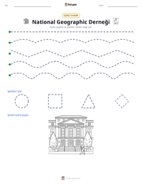 National Geographic Derneği yazdırılabilir çalışma sayfası önizlemesi