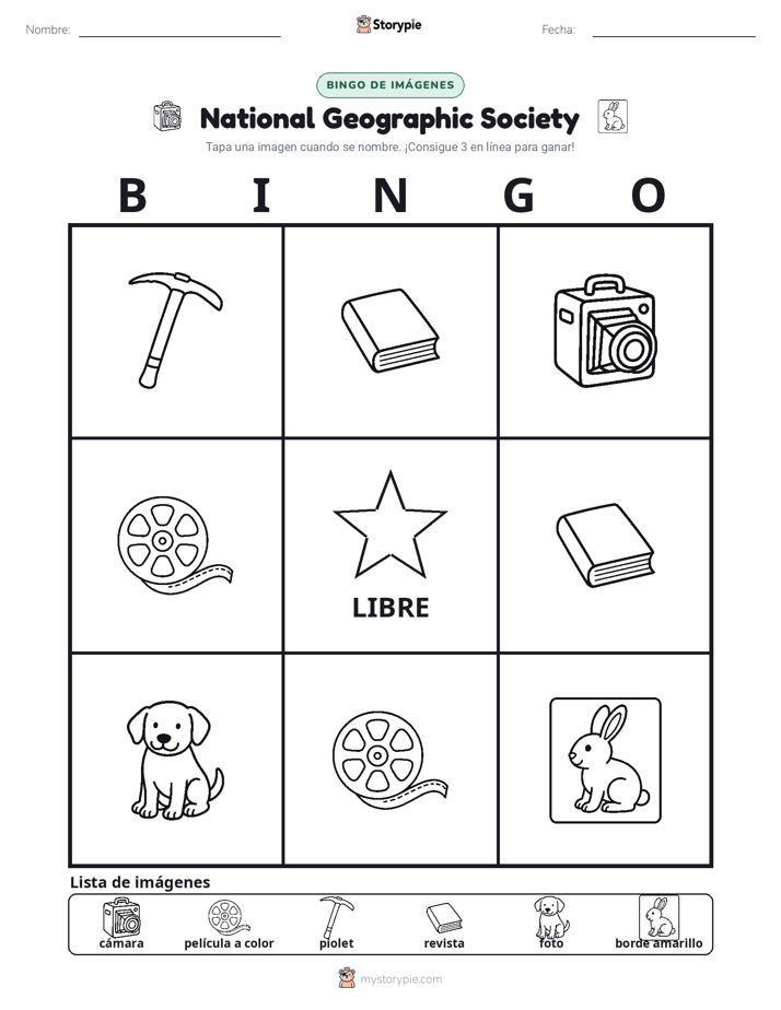 Bingo de Imágenes