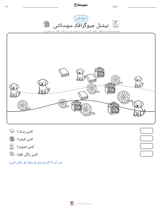گنتی کا منظر