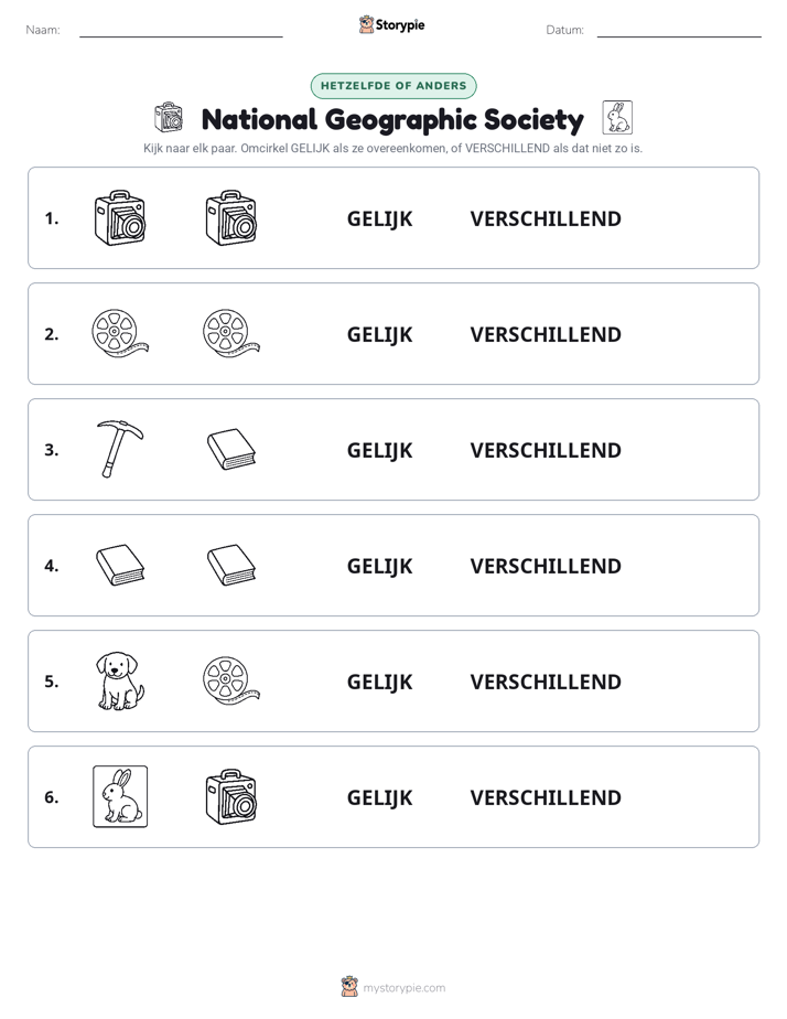 Zelfde of Verschillend