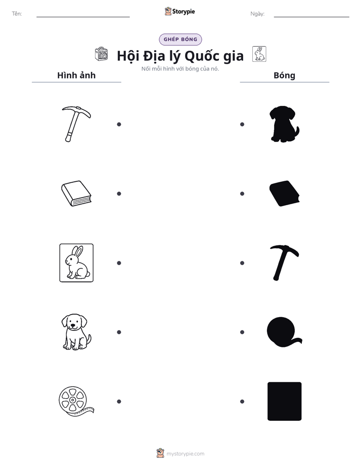 Ghép Hình Bóng