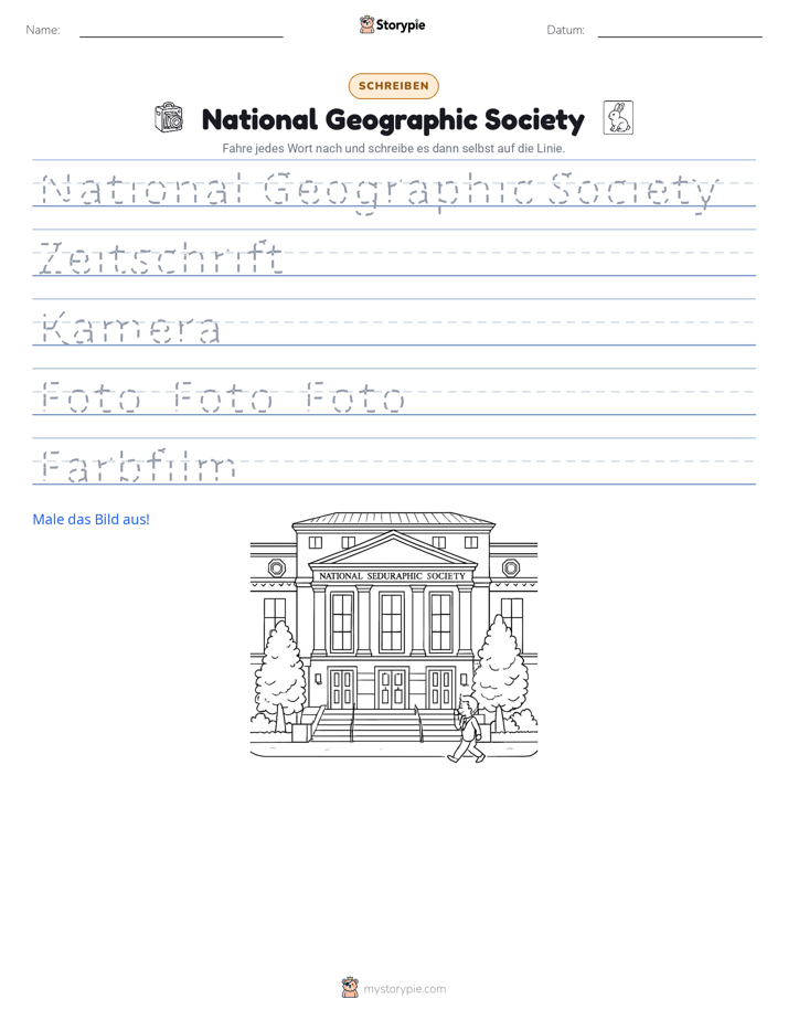 Schreibübung