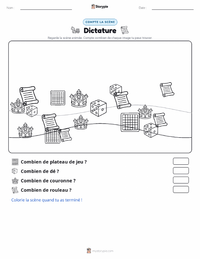 Aperçu de la feuille de travail imprimable Dictature