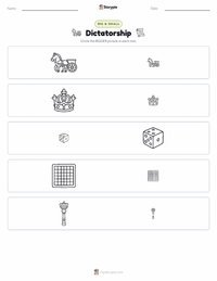 Dictatorship printable worksheet preview