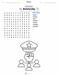 Dictatorship printable worksheet preview