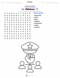 Anteprima della scheda stampabile di Dittatura