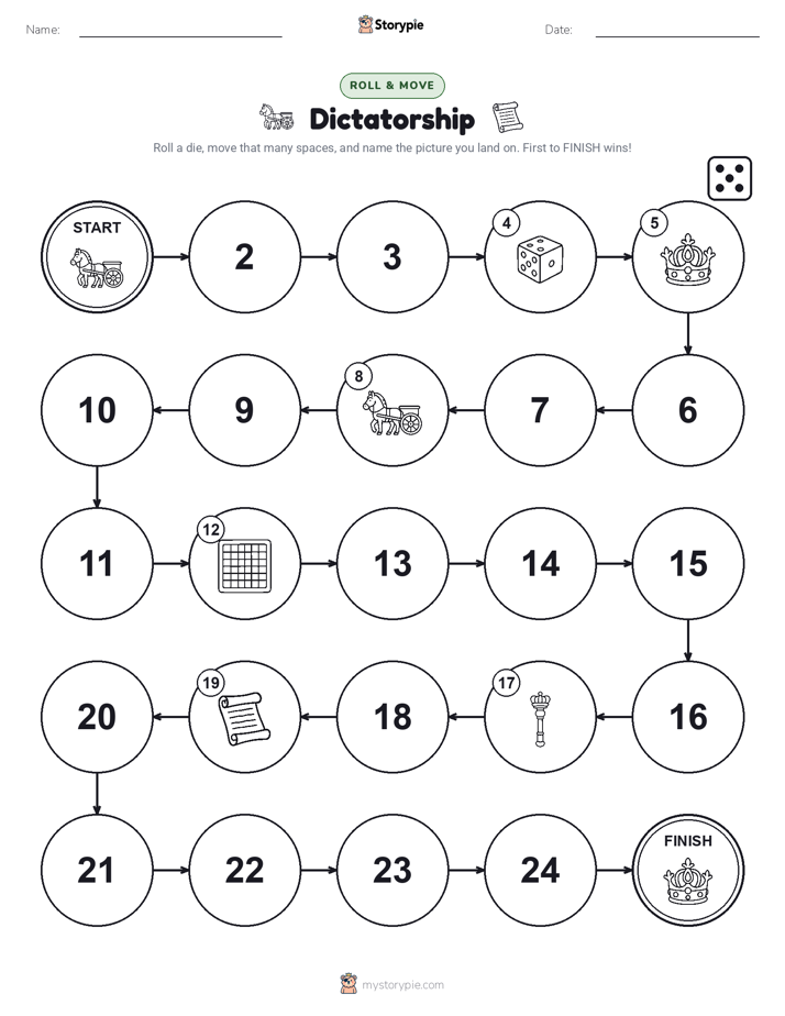 Roll & Move Game