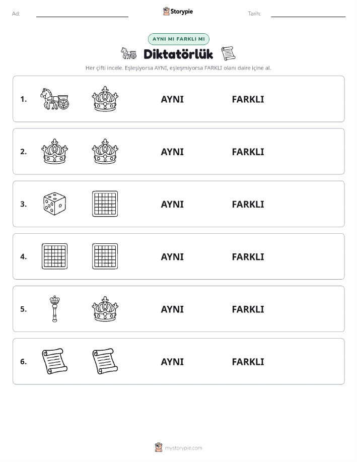 Aynı mı Farklı mı