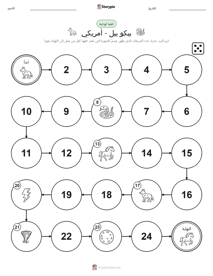 لعبة لف و تحرك