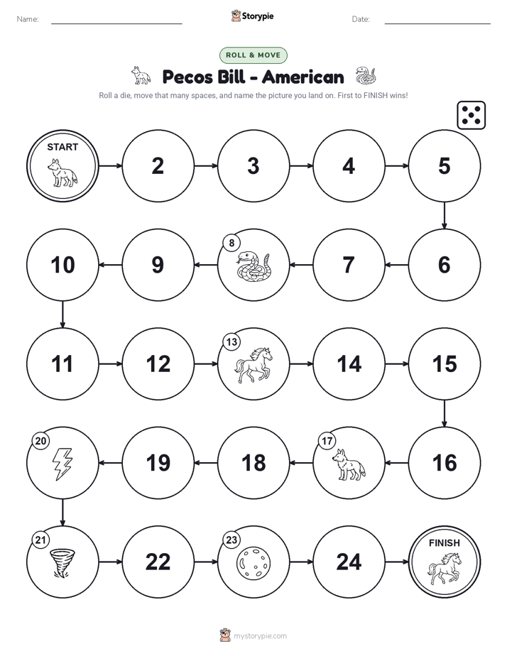 Roll & Move Game