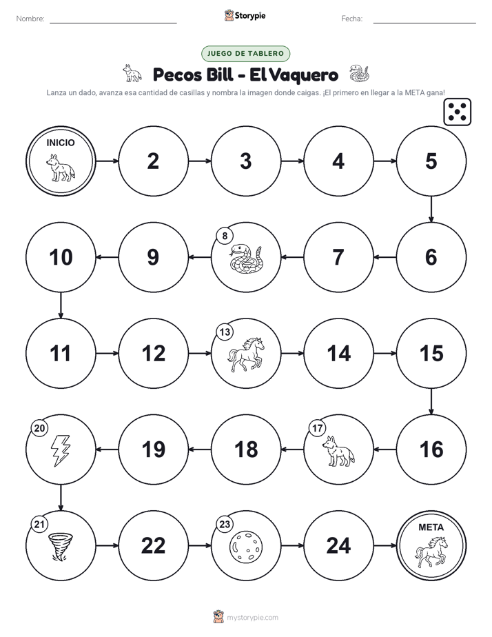 Juego de Rueda y Avanza