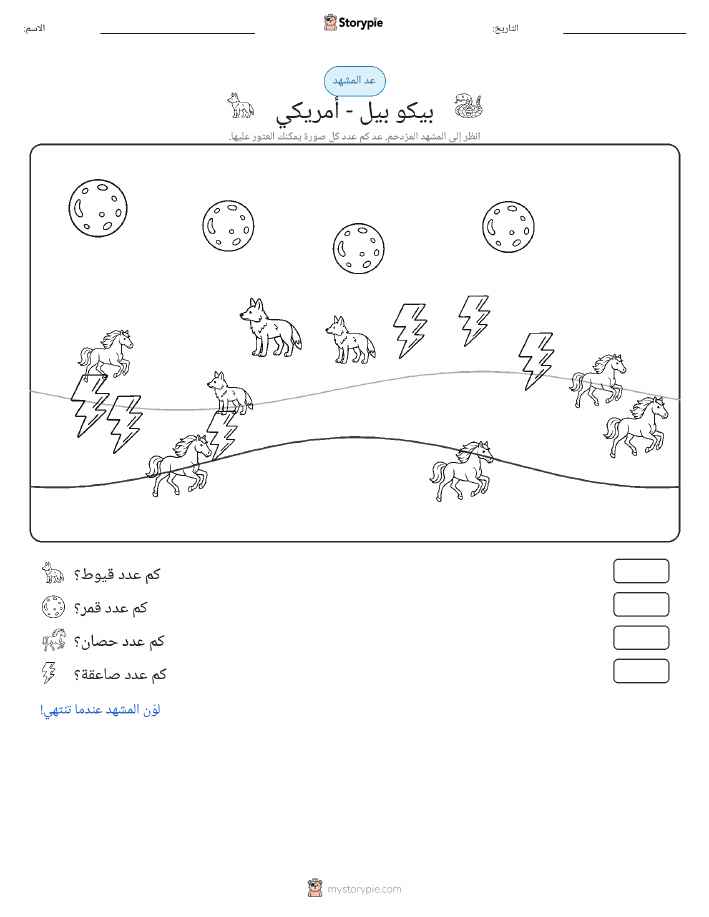 مشهد العد