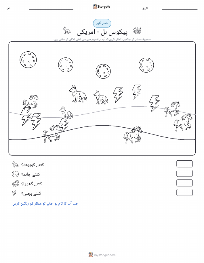 گنتی کا منظر