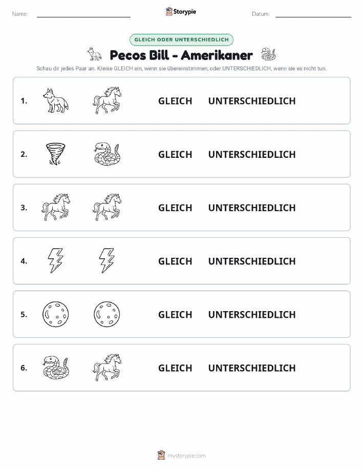 Gleich oder Anders