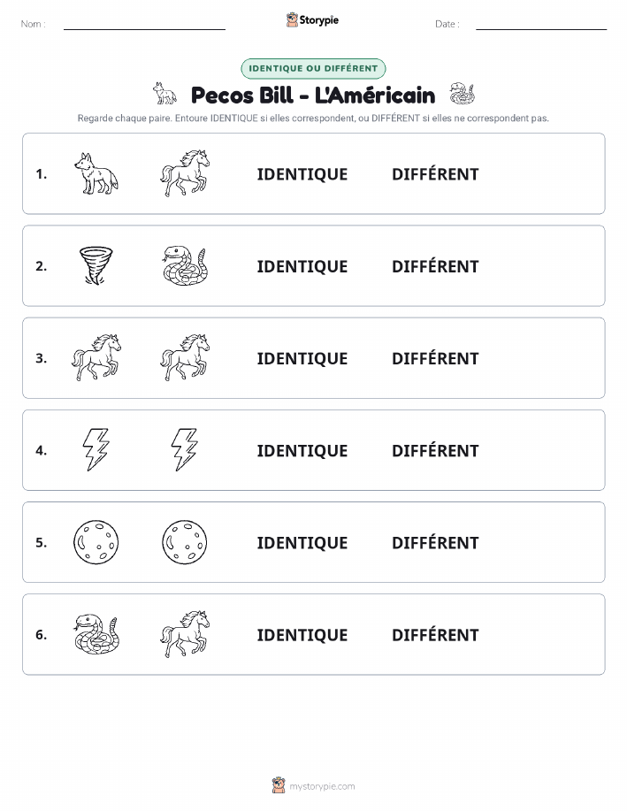 Identique ou Différent