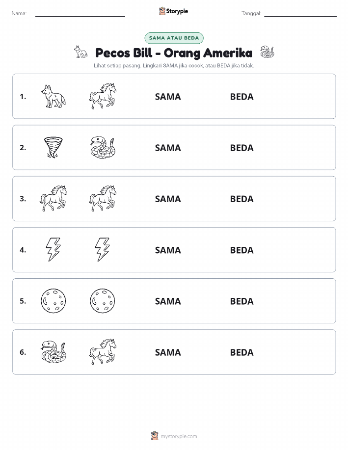 Sama atau Berbeda