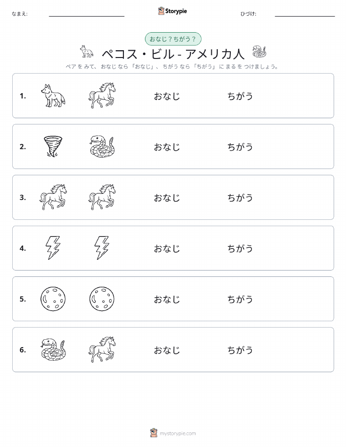 同じか違うか