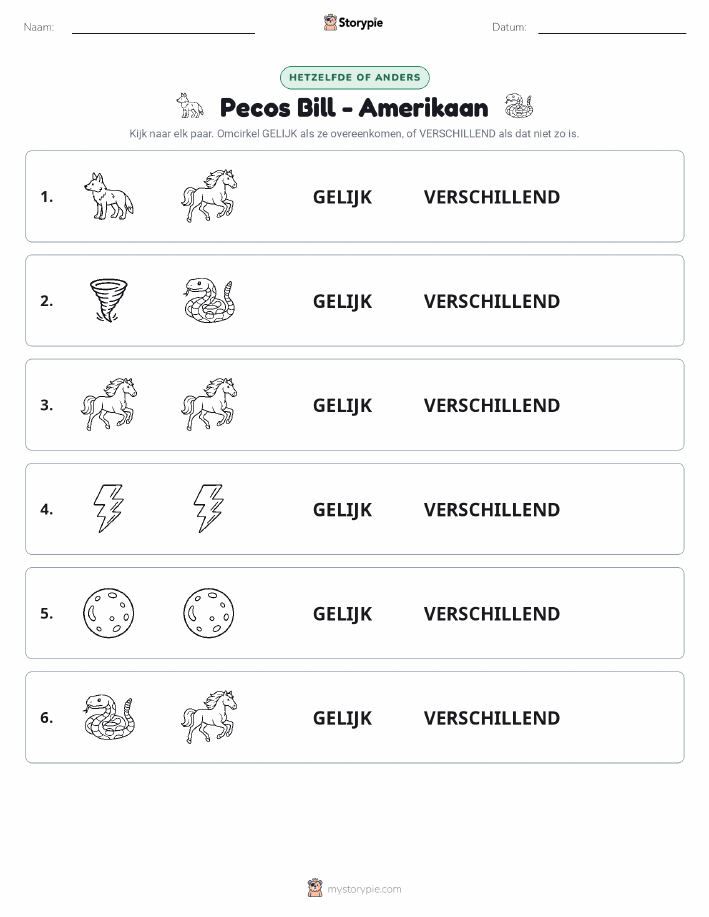 Zelfde of Verschillend