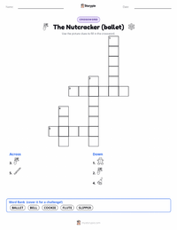 The Nutcracker (ballet) printable worksheet preview