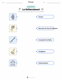 Scheda stampabile di Lo Schiaccianoci (balletto) per bambini