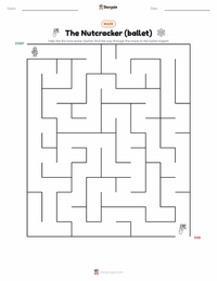 The Nutcracker (ballet) printable worksheet preview