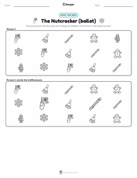 The Nutcracker (ballet) printable worksheet preview
