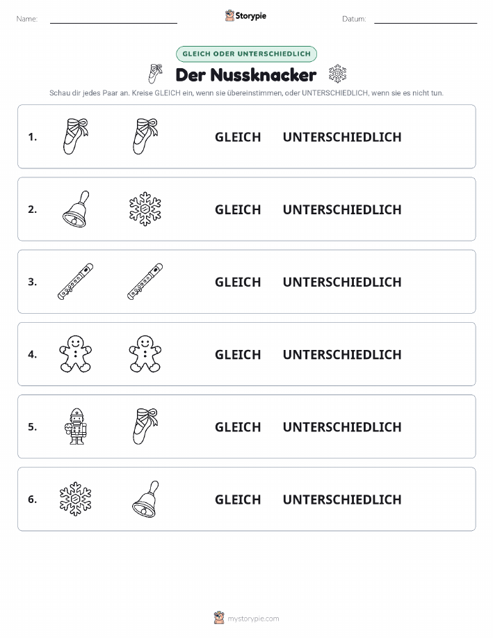 Gleich oder Anders