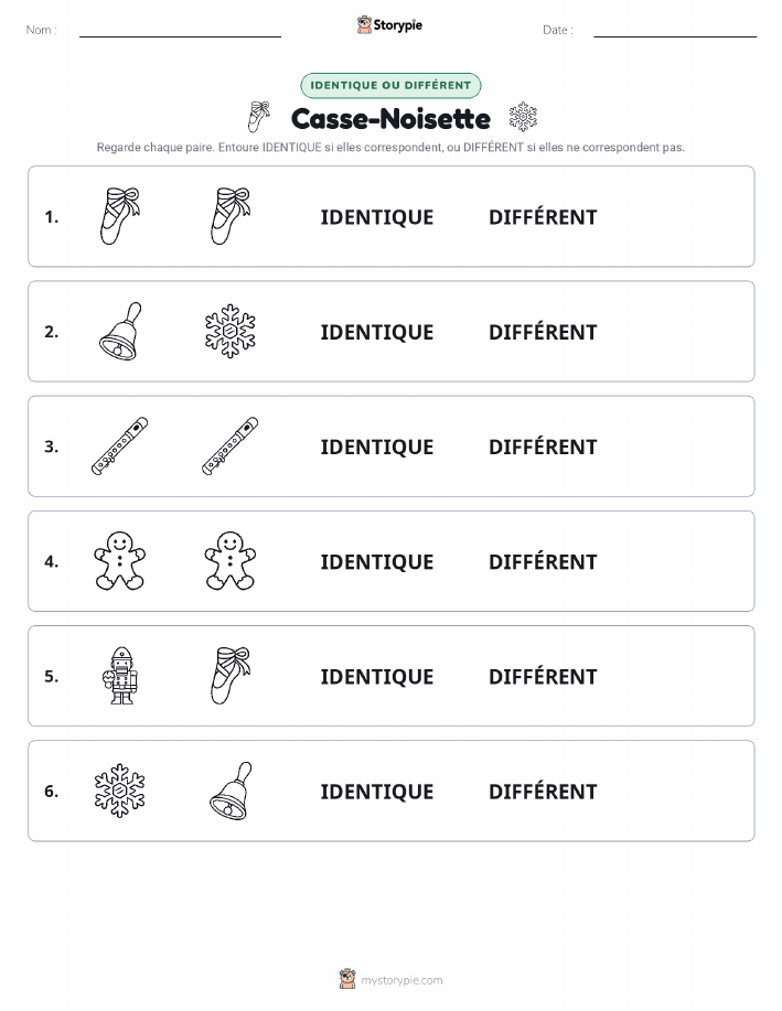 Identique ou Différent