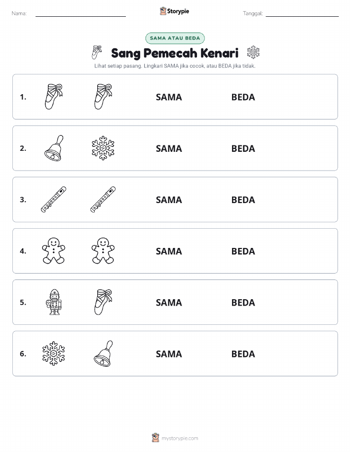 Sama atau Berbeda