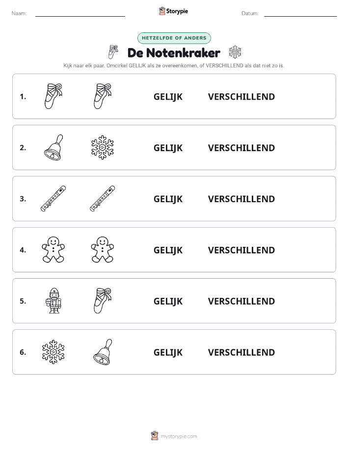 Zelfde of Verschillend