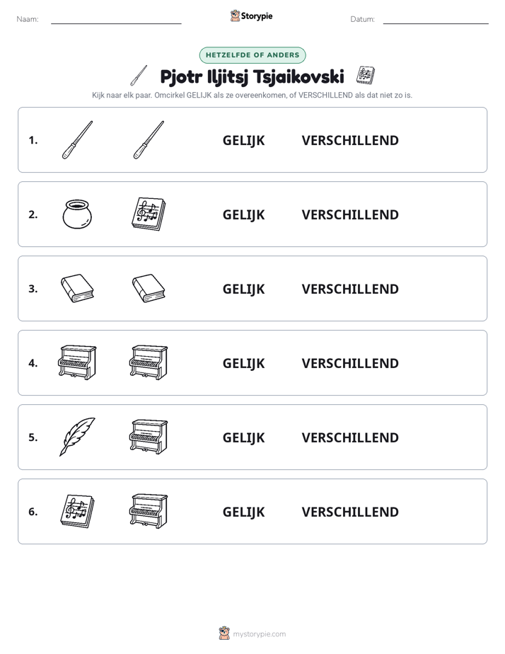 Zelfde of Verschillend