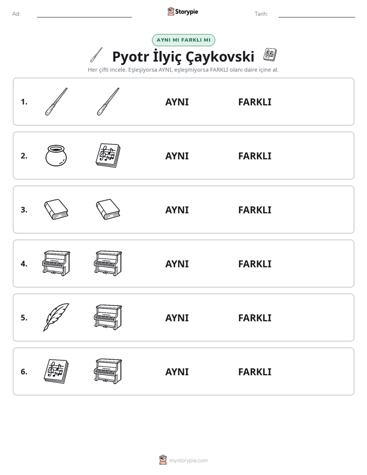 Aynı mı Farklı mı