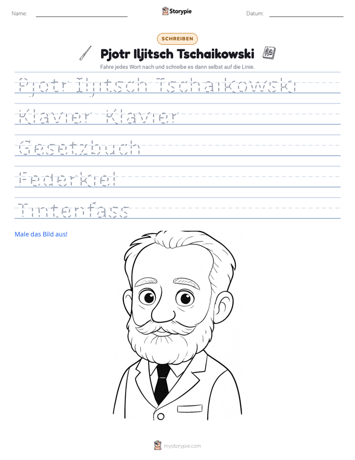 Schreibübung