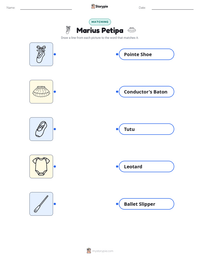 Marius Petipa printable worksheet preview
