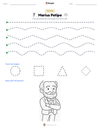Marius Petipa printable worksheet preview
