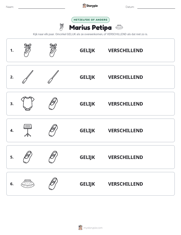 Zelfde of Verschillend