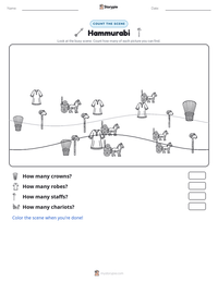 Hammurabi printable worksheet preview