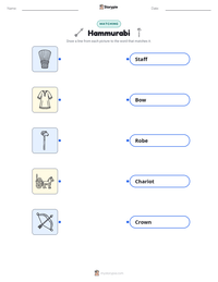 Hammurabi printable worksheet for kids