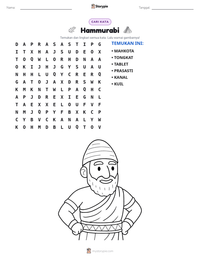 Prabaca lembar kerja cetak Hammurabi