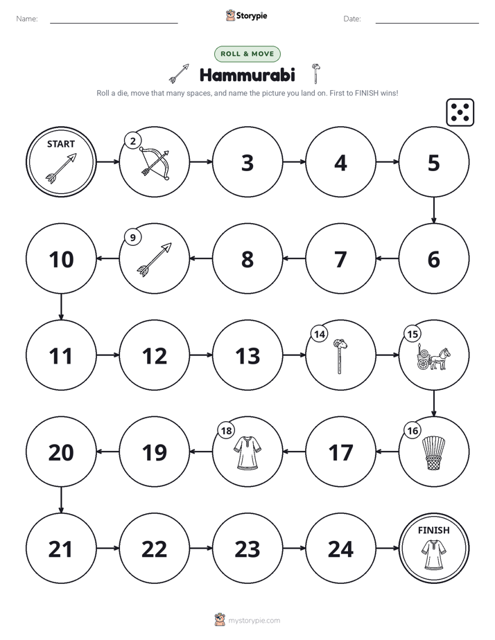 Roll & Move Game