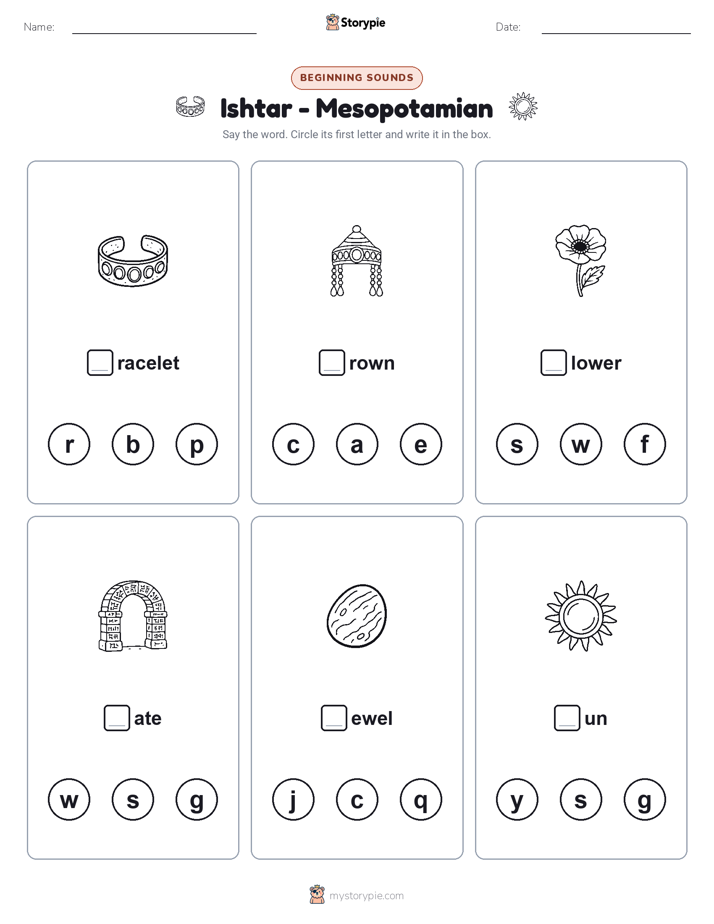 Beginning Sounds