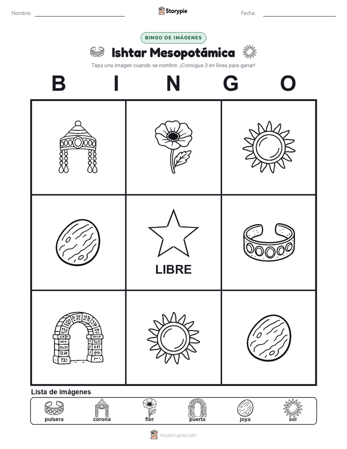 Bingo de Imágenes