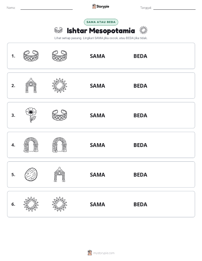 Sama atau Berbeda