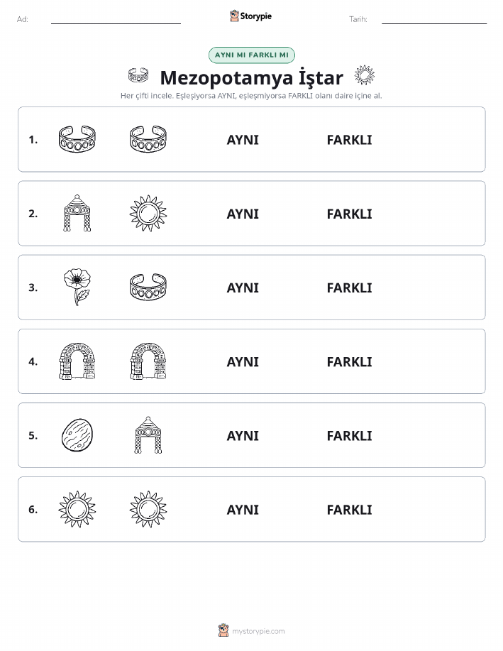 Aynı mı Farklı mı