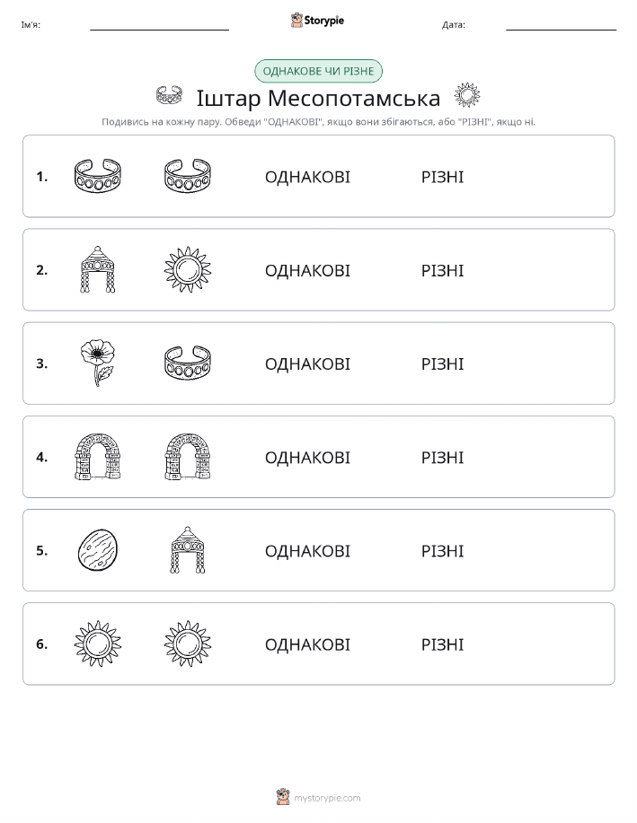Однакові чи різні